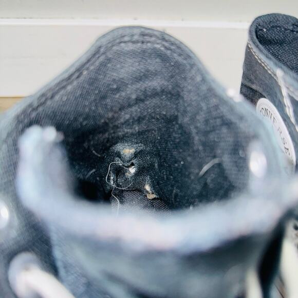 Converse All Star Black And White Lugged Platform Sneakers Women’s Size 8.5 - Picture 9 of 11